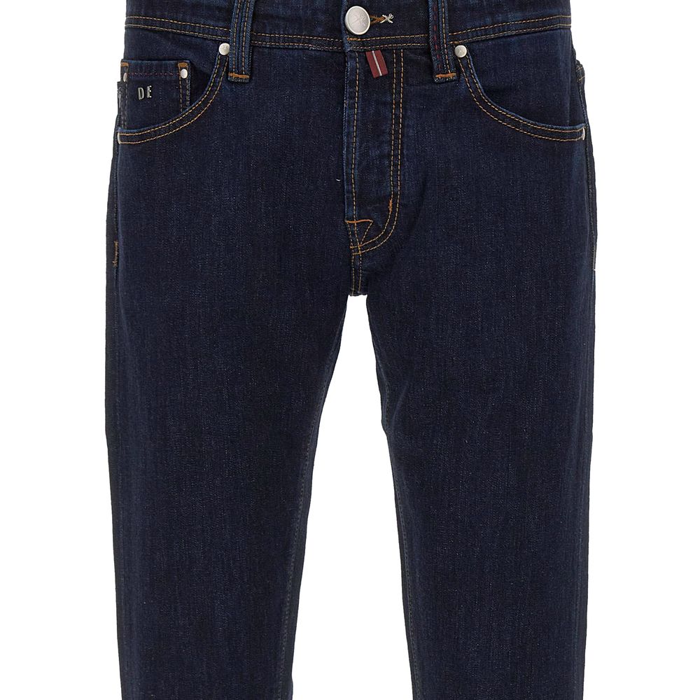 Tramarossa Blue Cotton Men's Jeans